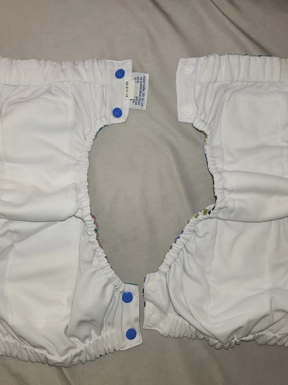 Blue & Green Dot Reusable Swim Diaper Cover - Blueberry